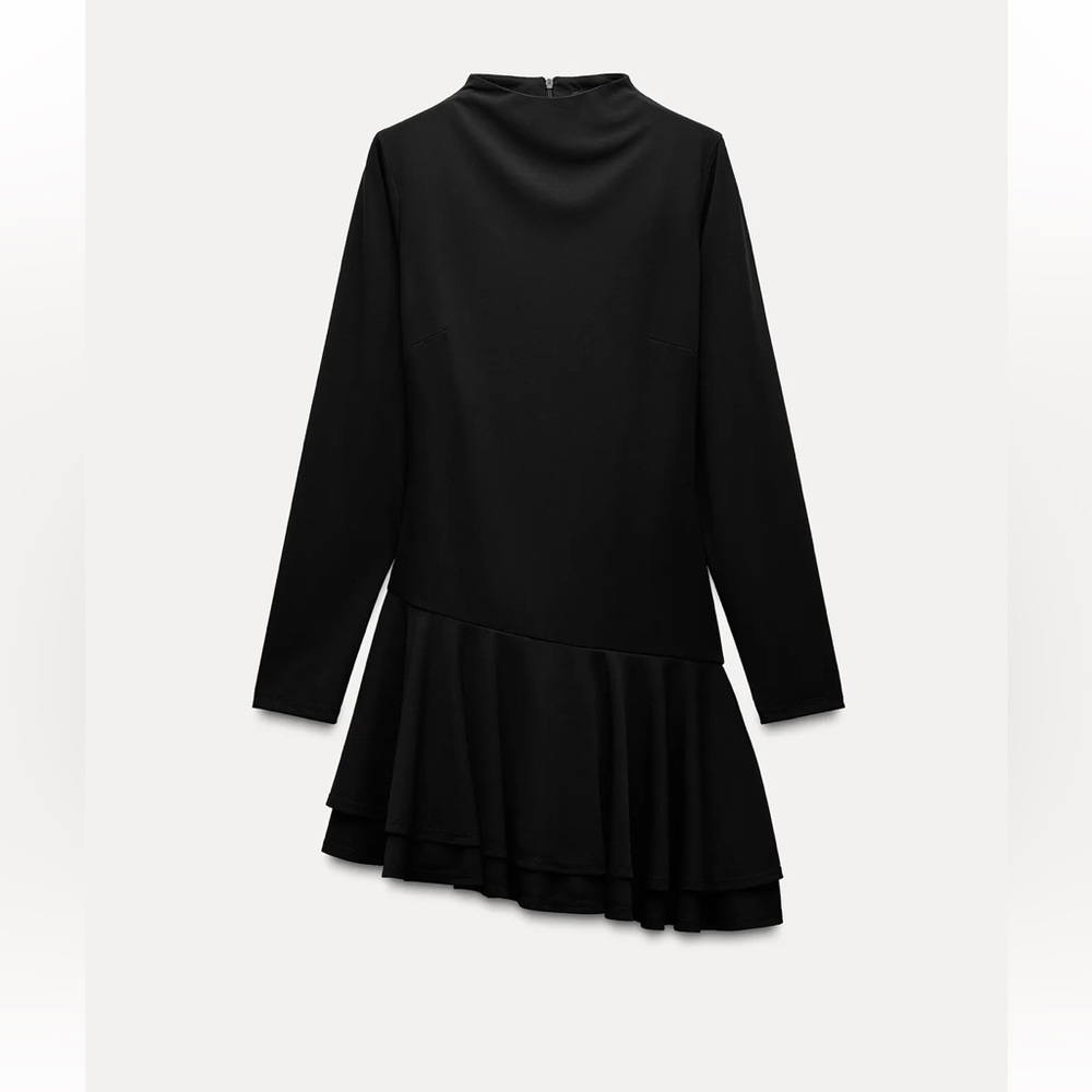 Zara ruffled jumpsuit dress